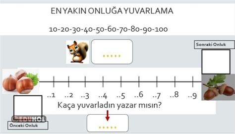 Onluk Yuvarlama Yaz Sil Çalışm Eduhol Etkinlik İndir Oyun Oyna