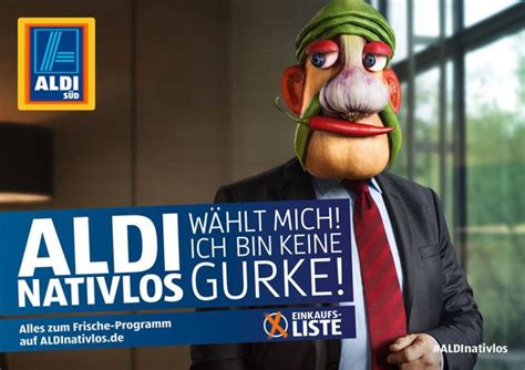 Das Neue Aldi Plakat Ist Wie Der Aktuelle Wahlkampf Nur Ohne Gurken