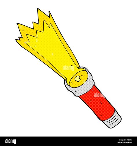 Freehand Drawn Cartoon Torch Stock Vector Image And Art Alamy