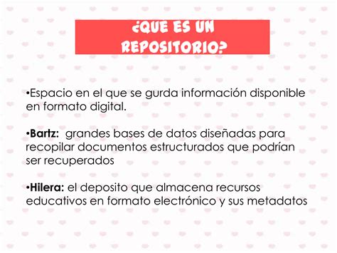 Repositorios De Objetos De Aprendizaje Para La Ense Anza Ppt