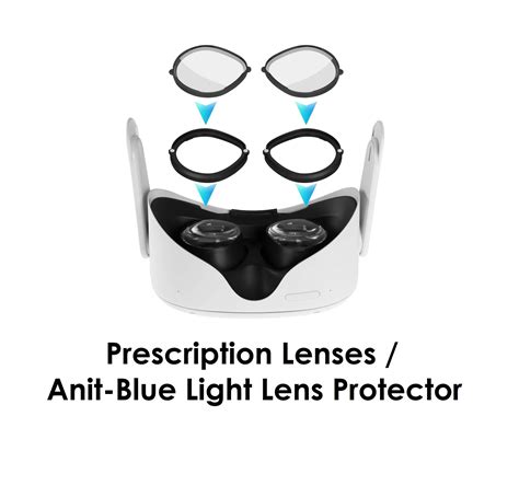 Quest 2 Alternative Accessories Prescription Lenses Anit Blue Light