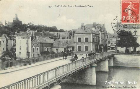 CPA FRANCE 72 Sablé les grands ponts 72 sarthe sablé sur