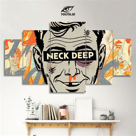 Jual Youta Id Hiasan Pajangan Dinding Band Poster Band Set Neckdeep