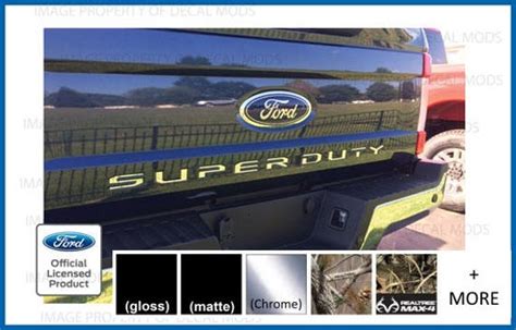 2017 Ford F250 F350 Super Duty Tailgate Letters Inserts Decals Stickers