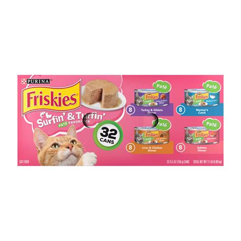 Purina Friskies Classic Pate Surfin Turfin Favorites Variety Pack