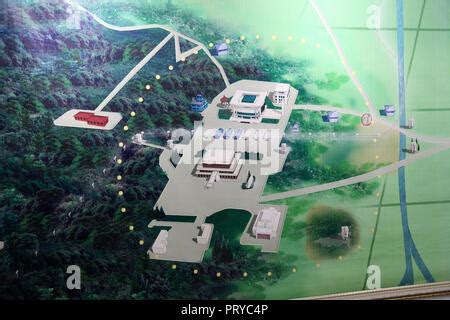 Korean DMZ map Stock Photo - Alamy