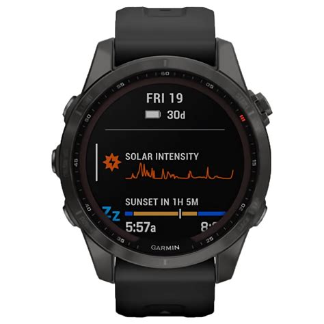 Relogio Smartwatch Garmin Fenix 7S Sapphire Solar Preto Gray