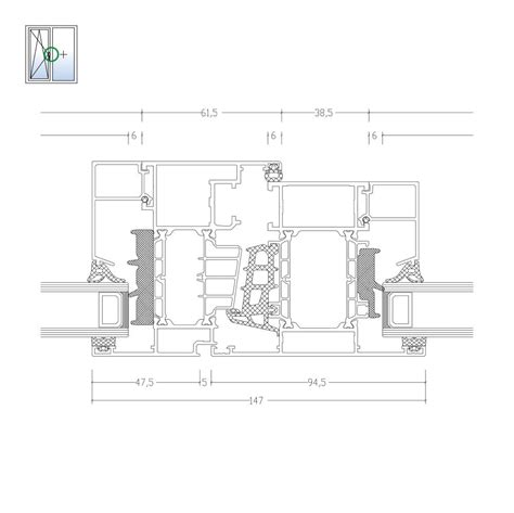 Detailed Drawings DWG Aluminium Windows Windows24