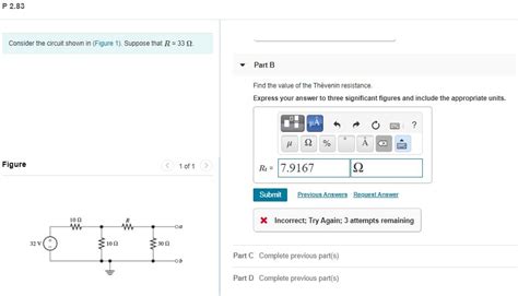 Solved P 2 83 Consider The Circuit Shown In Figure 1