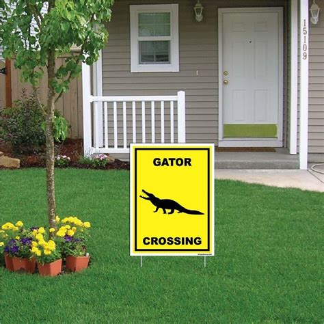 Gator Crossing Sign or Sticker | VictoryStore – VictoryStore.com