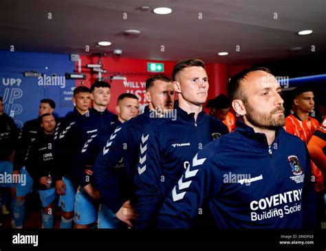 Coventry City Goalkeeper Ben Wilson Second Right In The Tunnel Ahead