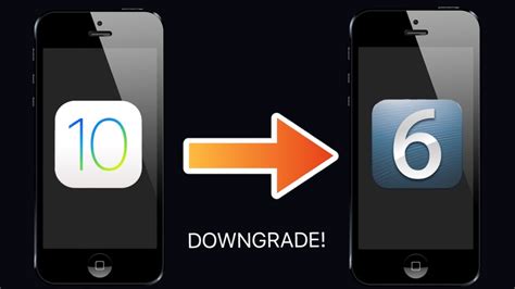 How To Downgrade Iphone To Ios Tethered Downgrade Youtube