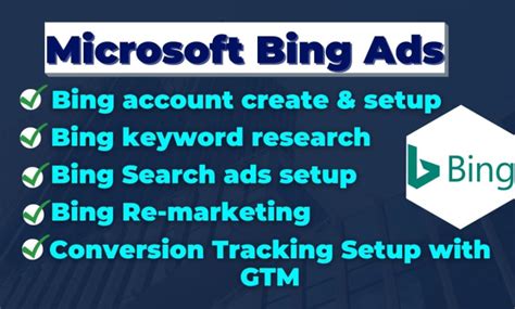 Setup And Manage Your Microsoft Bing Ads Campaign By Aptmarketer Fiverr