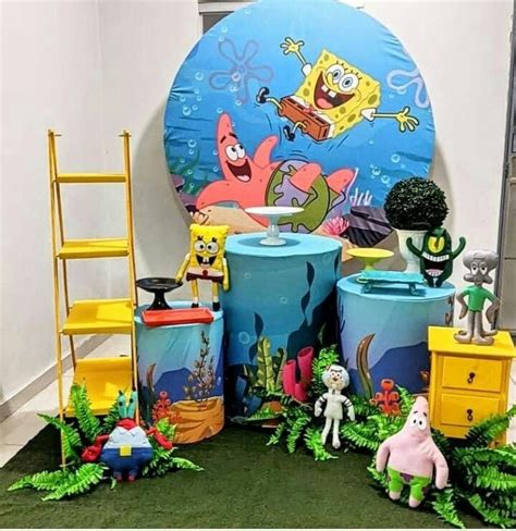 Pin de Darla AG en decoraciones de niños Bob esponja fiesta Bob