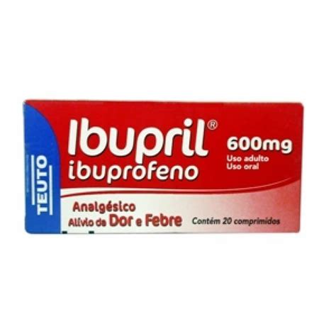 Comprar Ibupril 600mg C 20 Comprimidos Drogaria