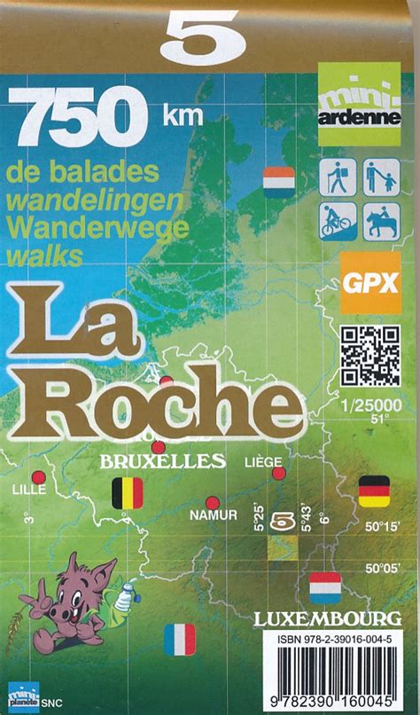 Wandelkaart La Roche Mini Ardenne Reisboekwinkel