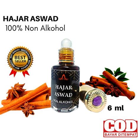 Jual Minyak Wangi Hajar Aswad Parfum Sholat Murni Non Alkohol 6 Ml