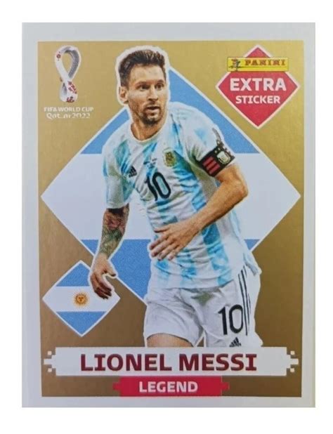 Messi Legend Extra Qatar Panini Original Oro Bip Bip Regalos