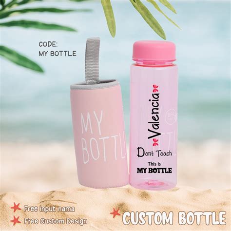 jual botol minum custommy bottle ml  custom shopee indonesia