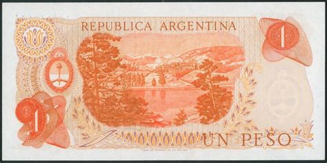 Argentina 1 Peso 1974 Unc Pinigailt