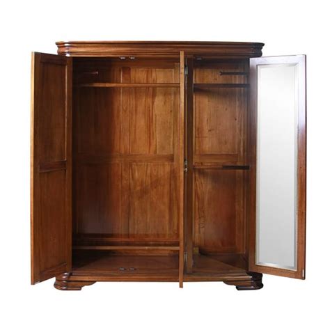 Antoinette French Sleigh Triple Wardrobe Sleigh Bedroom Furniture