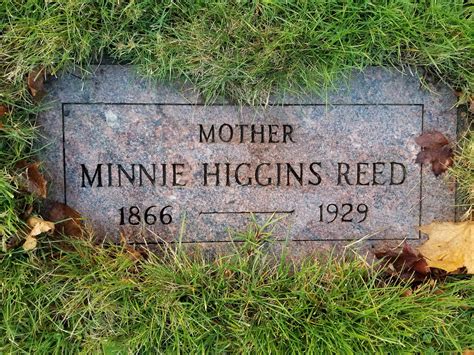 Minnie Duntz Reed Higgins 1866 1929 Find A Grave äreminne