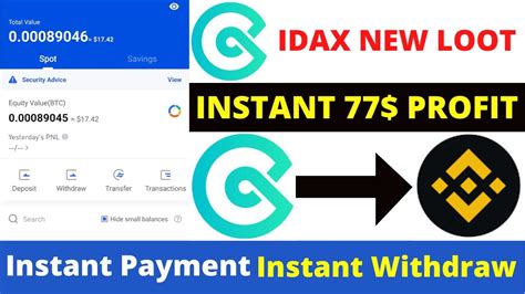 IDAX New Loot 77 Payment Prove IDAX Unlimited Today Instant