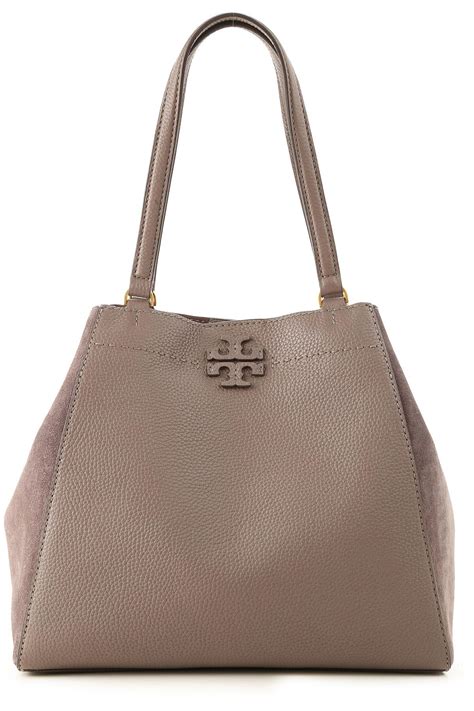 Tory Burch Leather Tote Bag On Sale in Brown - Lyst