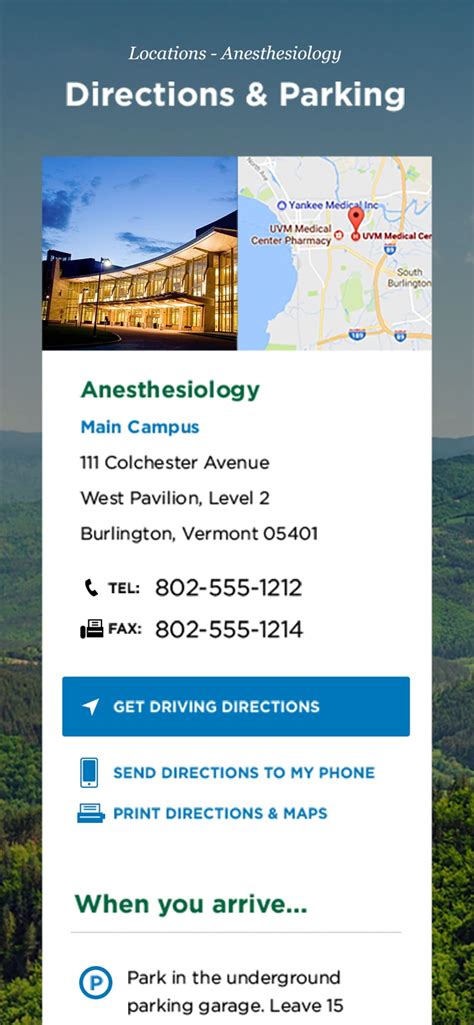 UVM Medical Center Website Design - Corey Machanic