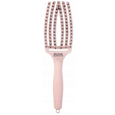 Szczotka Olivia Garden Fingerbrush Combo Pastel Pink Medium