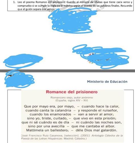 Leo El Poema Romance Del Prisionero Cuento El Numero De Silabas Que