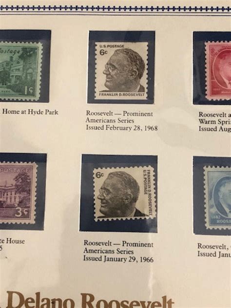 Vintage Postal Commemorative Society Franklin Delano Roosevelt