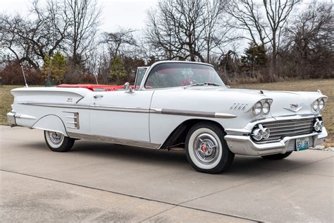 1958 Chevrolet Impala Convertible Tri Power 3 Speed For Sale On Bat