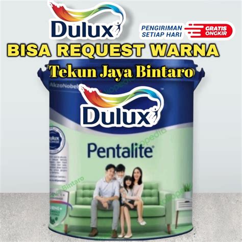 Jual Dulux Pentalite Antibac 2 5 Liter Gallon Bisa Request Warna