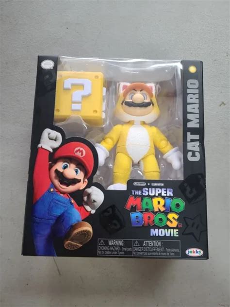 JAKKS PACIFIC THE Super Mario Bros Film 5 Inch Chat Mario EUR 20 36