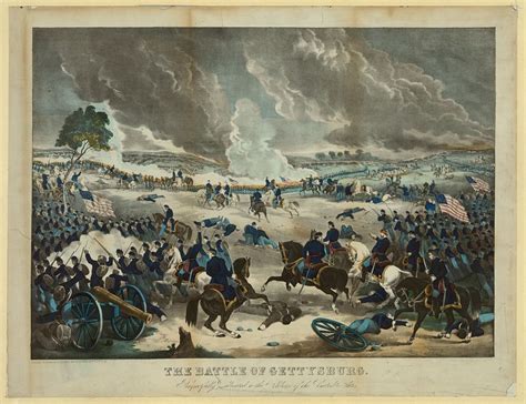 The Battle Of Gettysburg Library Of Congress