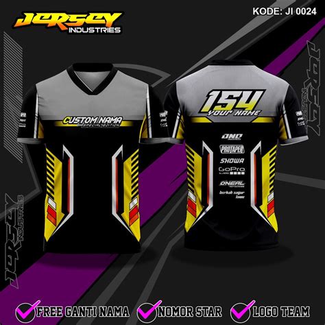 Jual Jersey Racing Sport Full Printing Baju Jersey Team Racing Balap