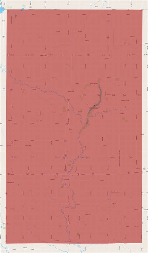 Iowa Kossuth County AtlasBig