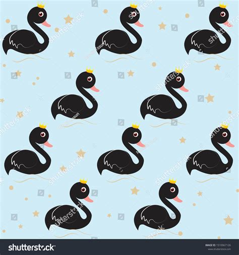 Cute Swan Cartoon Vector Illustration Stock Vector (Royalty Free ...