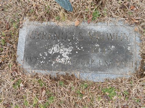 Cyrenus Stone Van Why (1908-1945) - Find a Grave Memorial