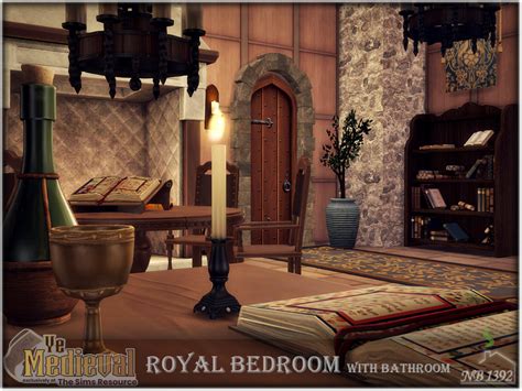 The Sims Resource - Ye Medieval Royal Bedroom (CC only TSR!)