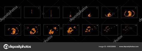 Fire Explosion Sprite Sheet Fire Explosion Animation Effect Fire Sprite