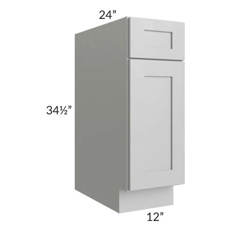 Midtown Painted Grey Shaker 12 Base Cabinet