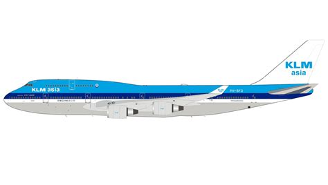 KLM Asia Boeing 747-406M PH-BFD stand Limited Inflight IF744KLA0520 ...