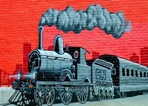 Train Graffiti Art