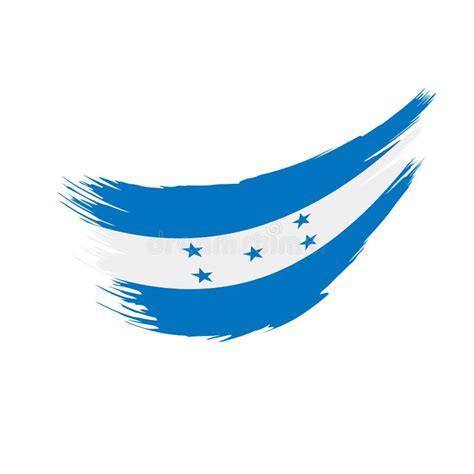 Bandera De Honduras, Ejemplo Del Vector Ilustración del Vector ...