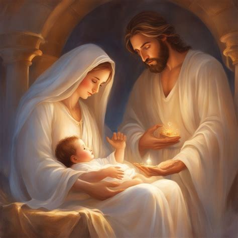 Joseph Mary And Baby Jesus By Zenart07 On Deviantart