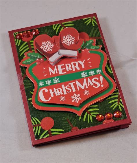 Christmas T Card Booklet For Multiple Cards Christmas Etsy