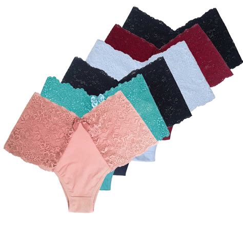 Kit 20 Calcinha Plus Size Cintura Alta Luxo Sensual Lingerie Nao Marca