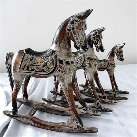 Cheval à bascule en bois DECO H 60 Deco 1Do